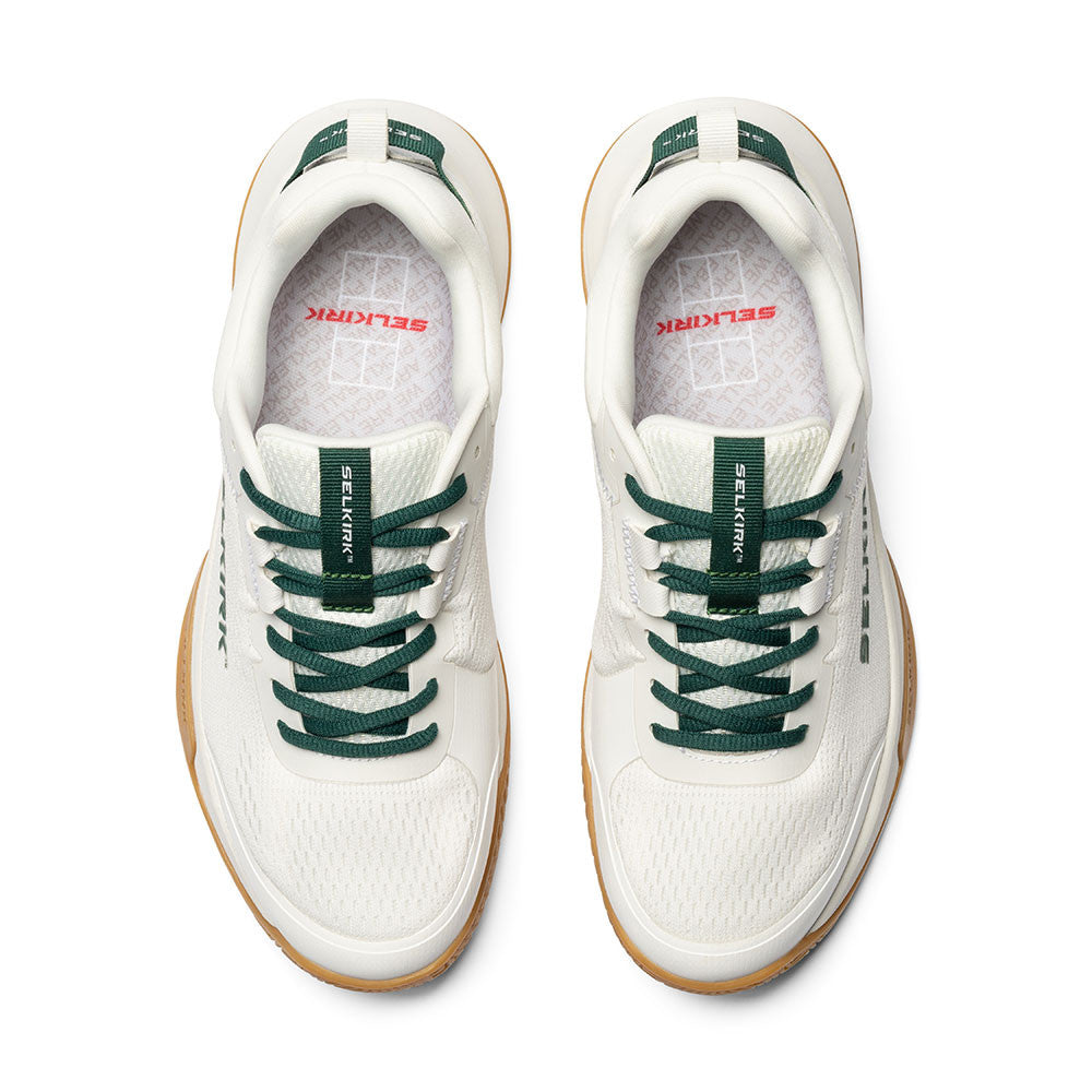 Selkirk CourtStrike 2.0 Pickleball Shoe -  White/Dark Green | Pickleball Sports Latest