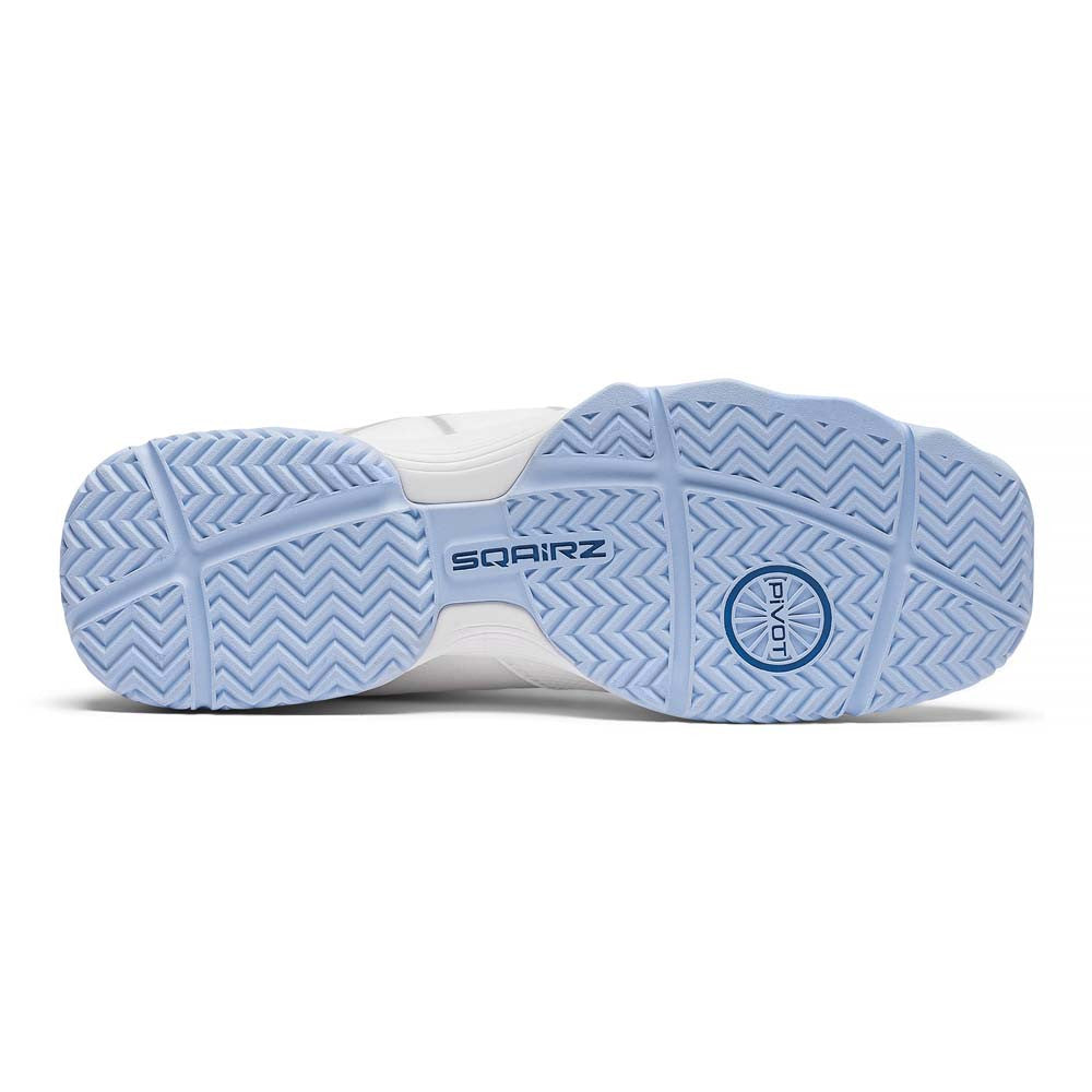 SQAIRZ XRZ™ White/Light Blue  Pickleball Court Shoes | Pickleball Sports Customer Favorite