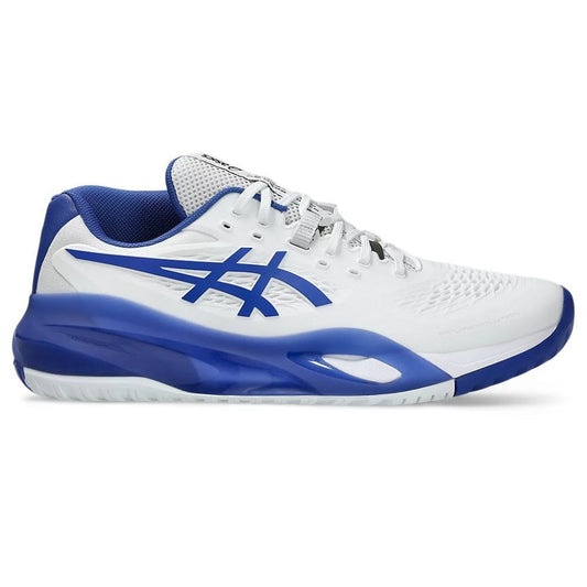 ASICS Gel-Resolution X Wide Court Shoe - White/Dark Cobalt | Pickleball Sports Latest