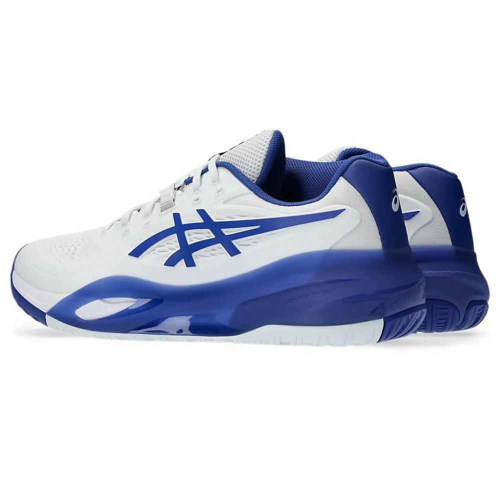 ASICS Gel-Resolution X Wide Court Shoe - White/Dark Cobalt | Pickleball Sports Latest
