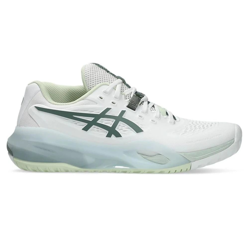 ASICS Gel Resolution X Pickleball Shoe - White/Monument Blue | Pickleball Sports Quality