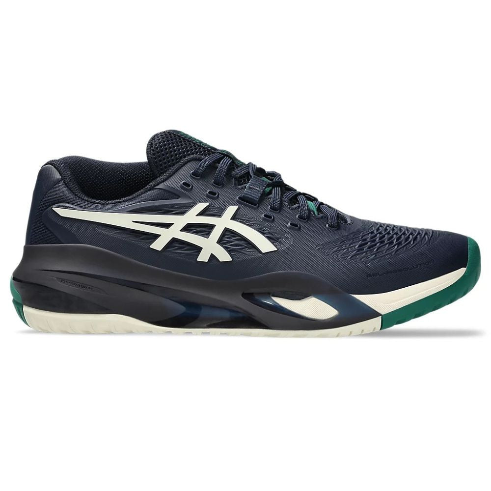 ASICS Gel-Resolution X Wide Court Shoe - White/Dark Cobalt | Pickleball Sports Trusted