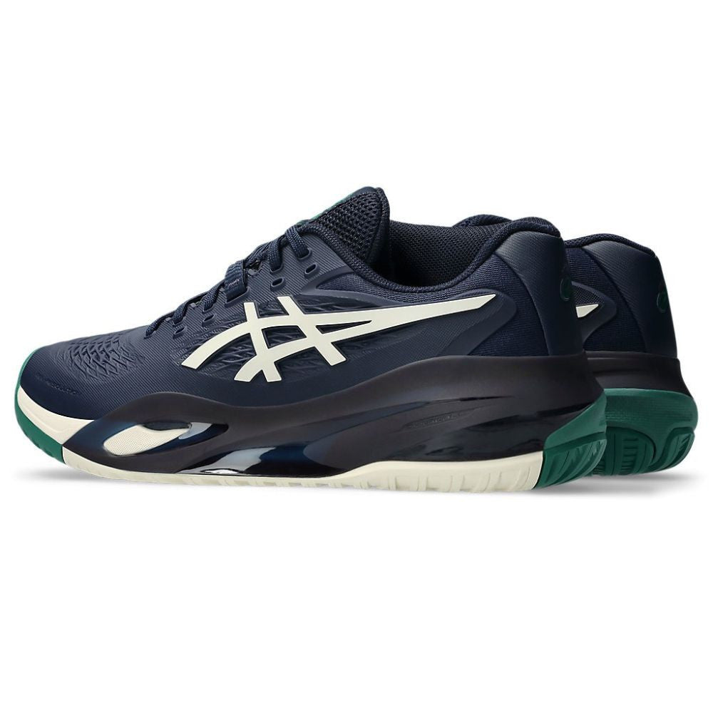 ASICS Gel-Resolution X Wide Court Shoe - White/Dark Cobalt | Pickleball Sports Trusted