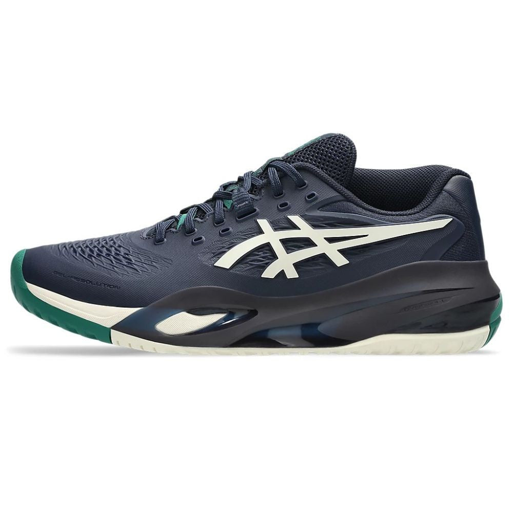 ASICS Gel-Resolution X Wide Court Shoe - White/Dark Cobalt | Pickleball Sports Trusted