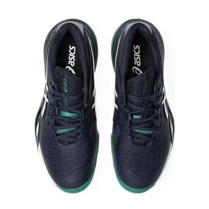 ASICS Gel-Resolution X Wide Court Shoe - White/Dark Cobalt | Pickleball Sports Trusted