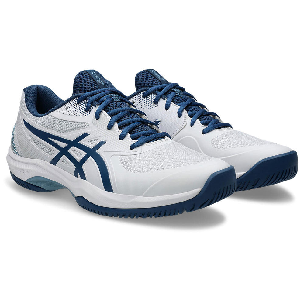 ASICS Game FF Pickleball Court Shoe - White/Twilight Blue | Pickleball Sports Customer Favorite