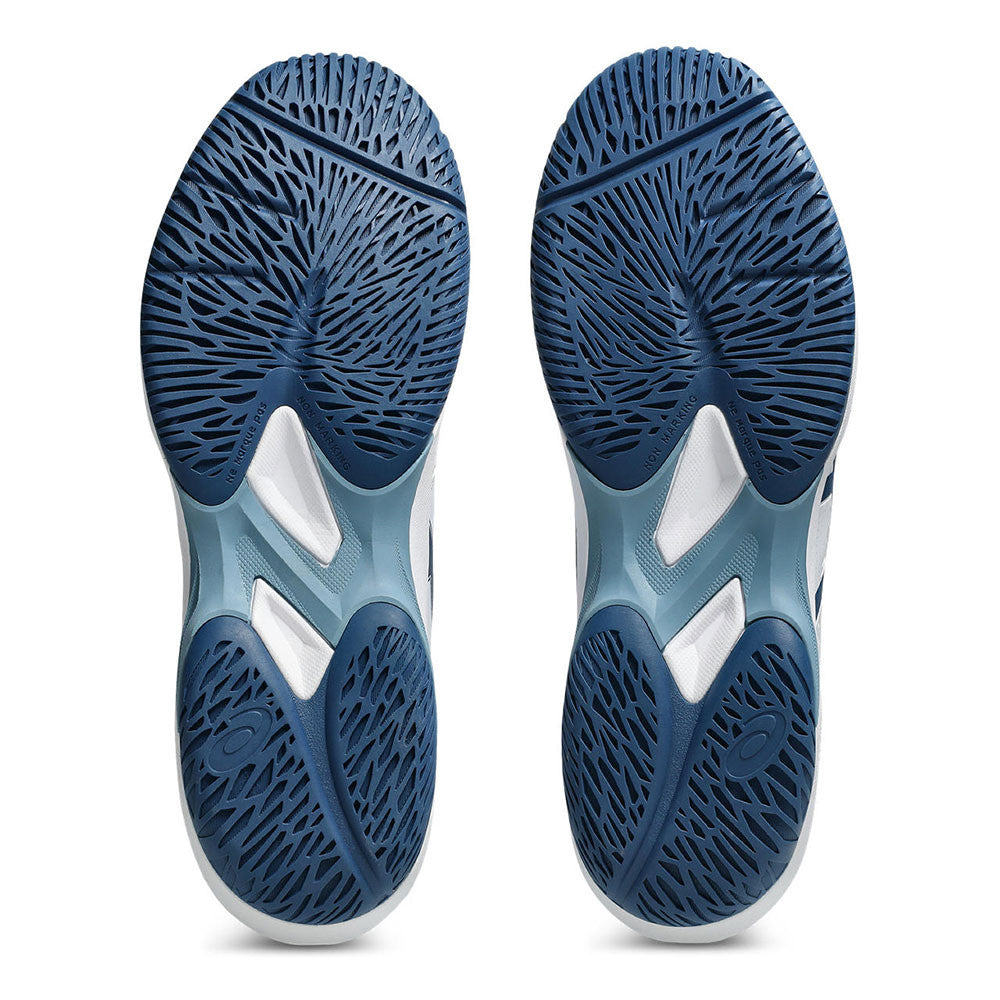 ASICS Game FF Pickleball Court Shoe - White/Twilight Blue | Pickleball Sports Customer Favorite