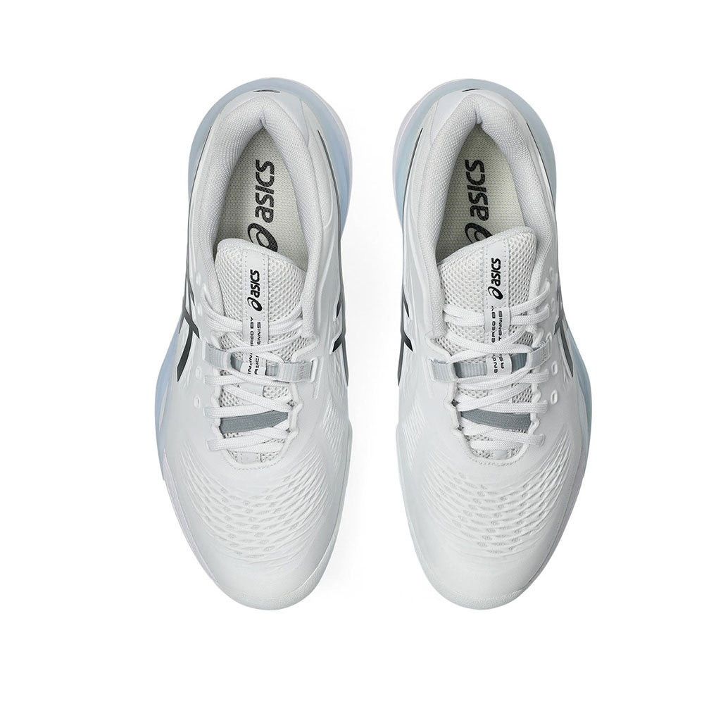 ASICS Gel-Resolution X 2E  Wide Court Shoe - White/Black | Pickleball Sports Value
