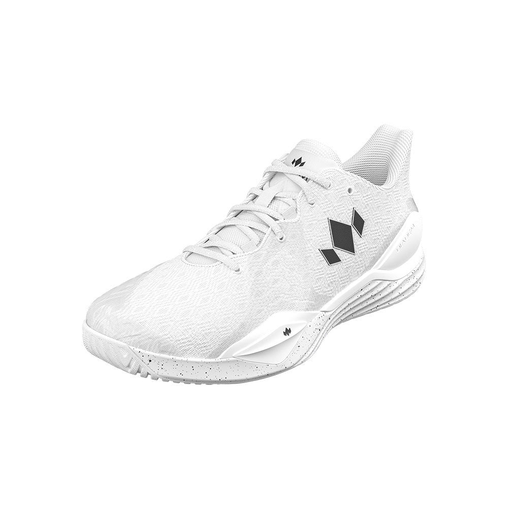 Diadem Court Burst Wide Court Shoe - Unisex - White/White | Pickleball Sports Customer Favorite