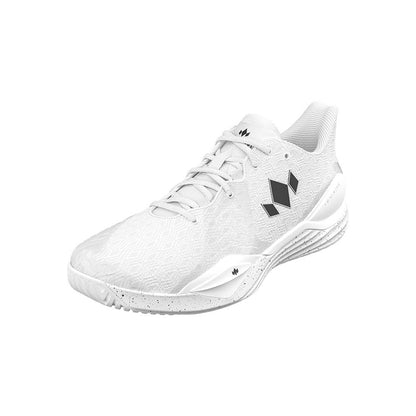 Diadem Court Burst Wide Court Shoe - Unisex - White/White | Pickleball Sports Customer Favorite