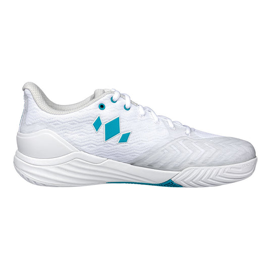 Diadem Court Burst Court Shoe - Unisex - White/Teal | Pickleball Sports Top Pick