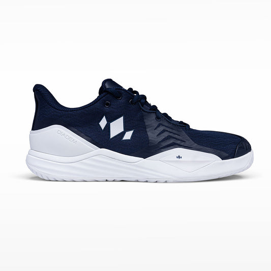 Diadem Court Burst Wide Court Shoe - Unisex - Navy/White | Pickleball Sports Classic