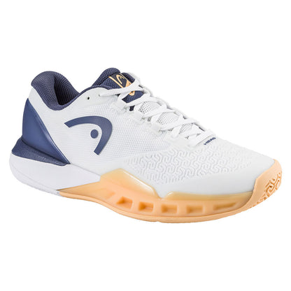 HEAD Revolt Pro 5.0 Court Shoe - White/Apricot | Pickleball Sports Great Value