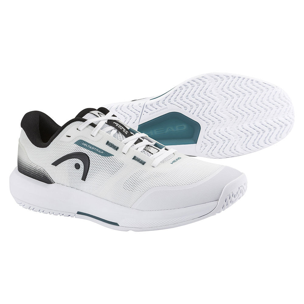 HEAD Revolt Evo 5.0 Court Shoe - White/Black | Pickleball Sports Classic