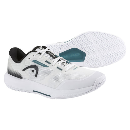 HEAD Revolt Evo 5.0 Court Shoe - White/Black | Pickleball Sports Classic