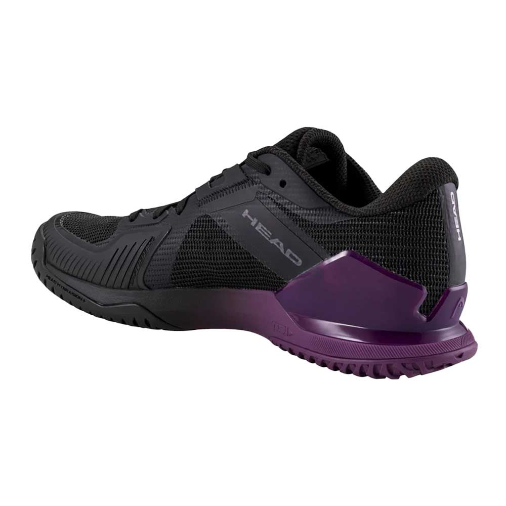 HEAD Sprint Pro 4.0 Court Shoe - Black/Plum | Pickleball Sports Customer Favorite