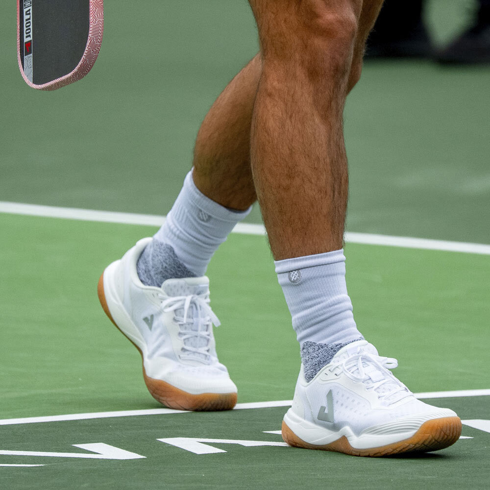 JOOLA FUNKSH1n_PB: R4lly Pickleball Shoe - White/Gum | Pickleball Sports Essential