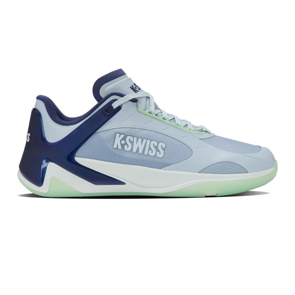 K-Swiss K-Frame Pickleball Shoe - Artic Ice/Oceana/Patina Green | Pickleball Sports Great Value