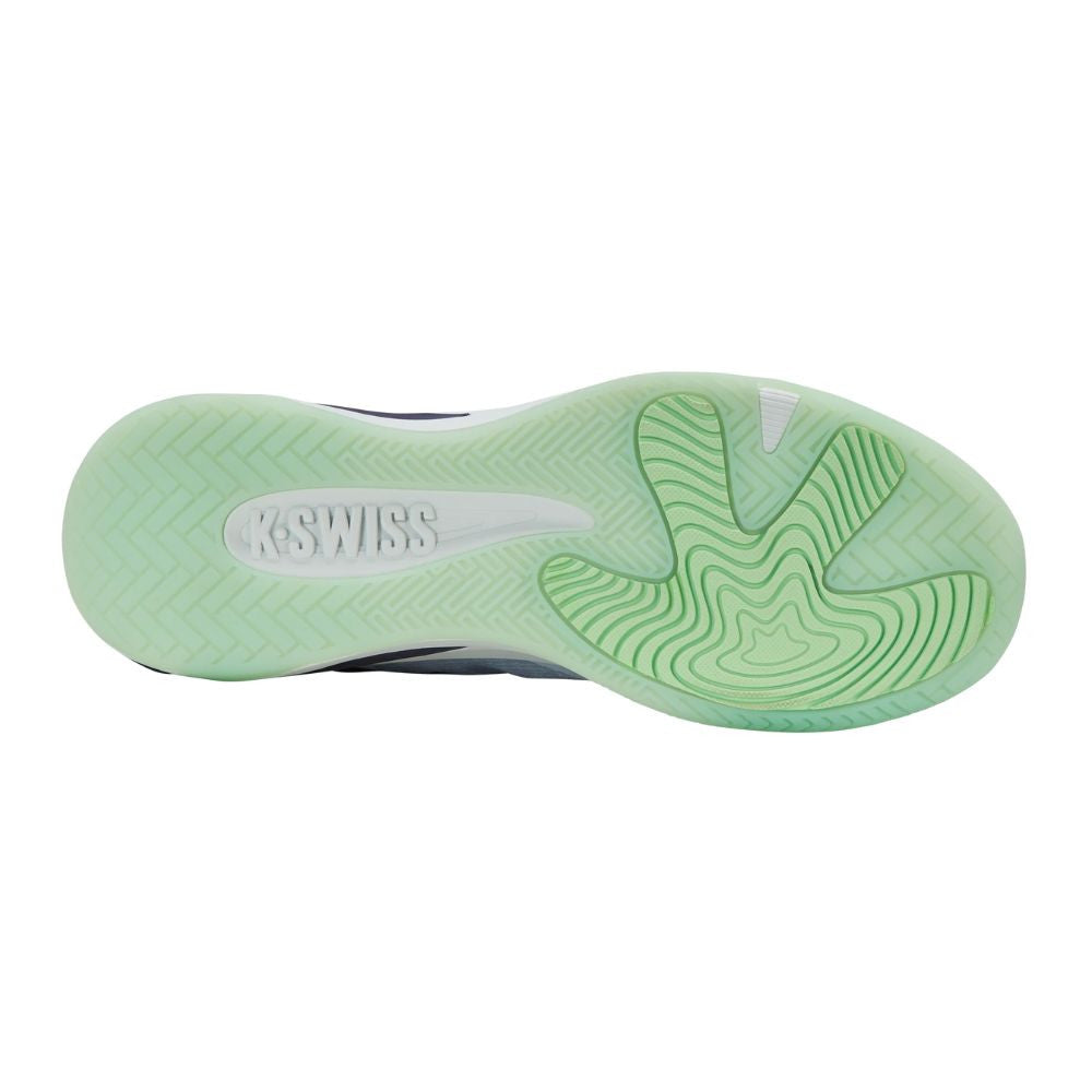 K-Swiss K-Frame Pickleball Shoe - Artic Ice/Oceana/Patina Green | Pickleball Sports Great Value