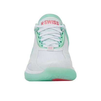 K-Swiss K-Frame Pickleball Shoe - White/Neon Mint/Hot Neon Pink | Pickleball Sports Latest