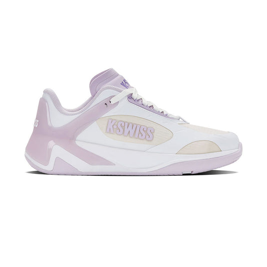 K-Swiss K-Frame Pickleball Shoe - White/Neon Mint/Hot Neon Pink | Pickleball Sports Latest