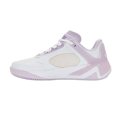 K-Swiss K-Frame Pickleball Shoe - White/Neon Mint/Hot Neon Pink | Pickleball Sports Latest