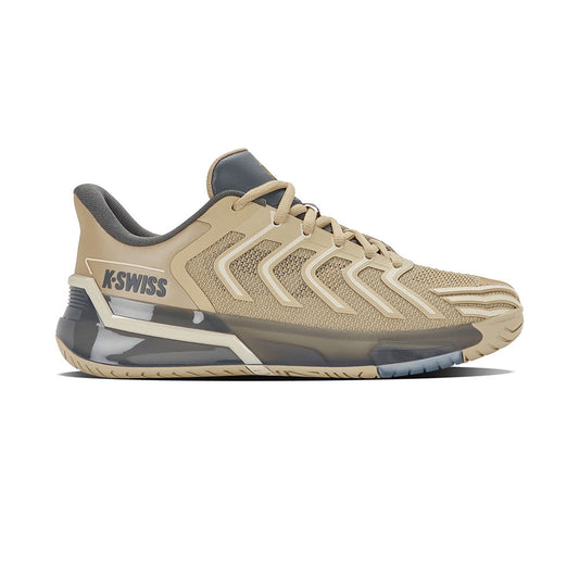 K-Swiss Ultra Shot 4 Pickleball Shoe, Pale Khaki/Turbulence/Whitecap Gray | Pickleball Sports Quality