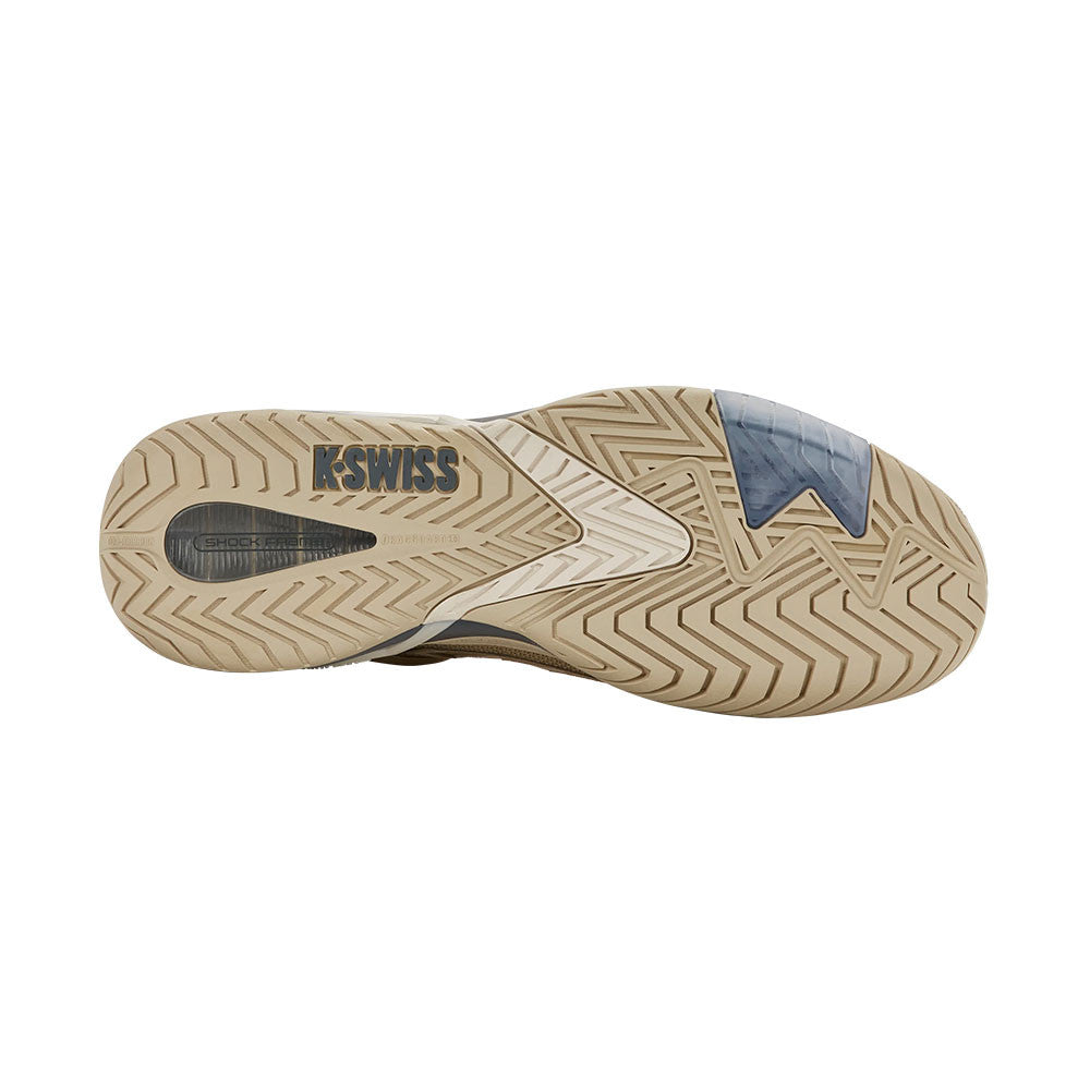 K-Swiss Ultra Shot 4 Pickleball Shoe, Pale Khaki/Turbulence/Whitecap Gray | Pickleball Sports Quality