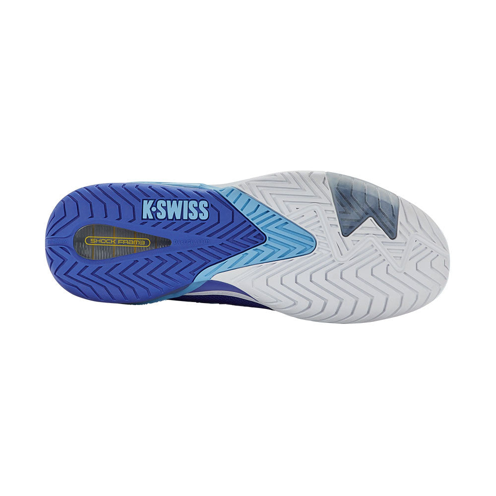 K-Swiss K-Frame Pickleball Shoe - White/Dazzling Blue | Pickleball Sports Top Pick