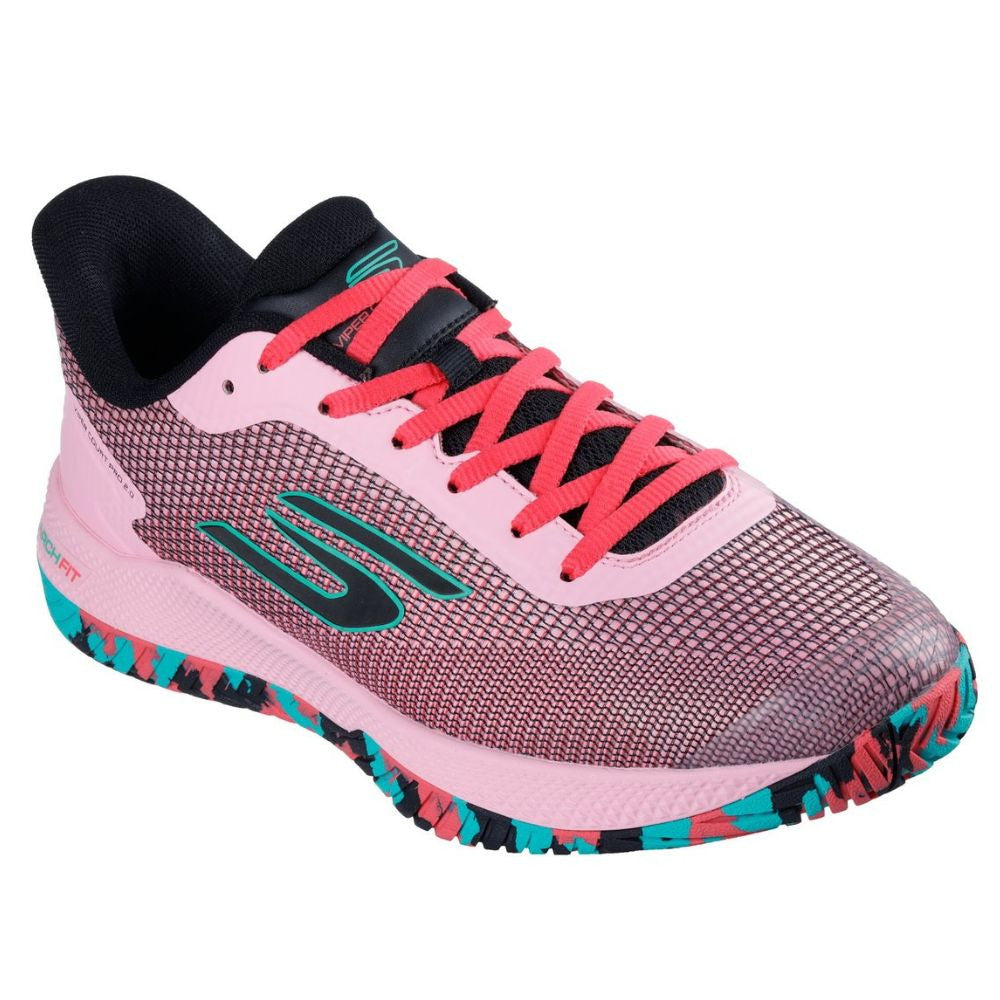 Skechers Viper Court Pro 2.0 Pink/Black  Shoe | Pickleball Sports Essential