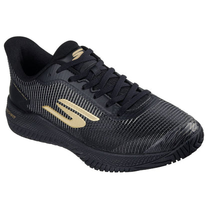 Skechers Viper Court Pro 2.0 Black/Gold  Shoe | Pickleball Sports Value