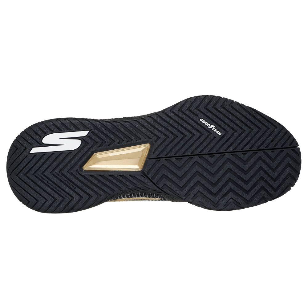 Skechers Viper Court Pro 2.0 Black/Gold  Shoe | Pickleball Sports Value