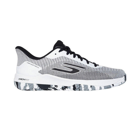 Skechers Viper Court Pro 2.0 White/Black  Shoe | Pickleball Sports Top Pick