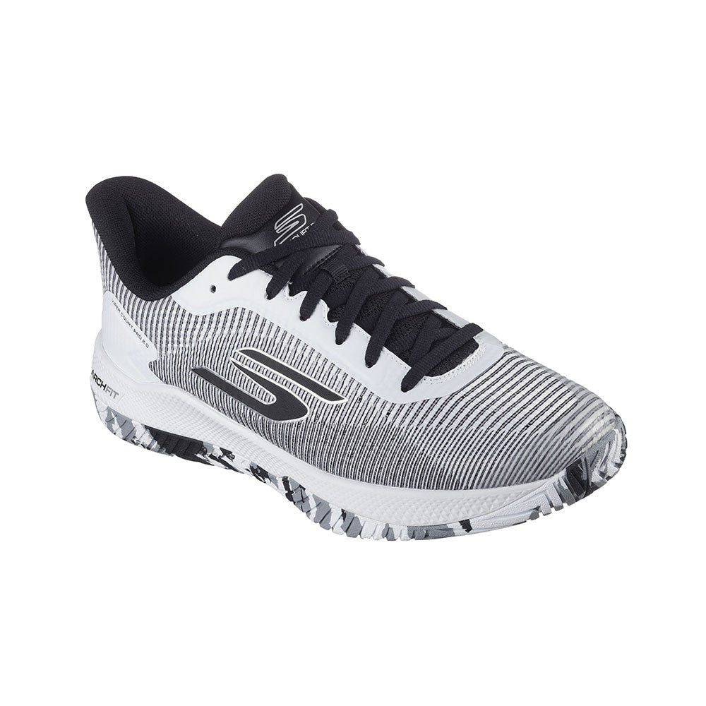 Skechers Viper Court Pro 2.0 White/Black  Shoe | Pickleball Sports Top Pick