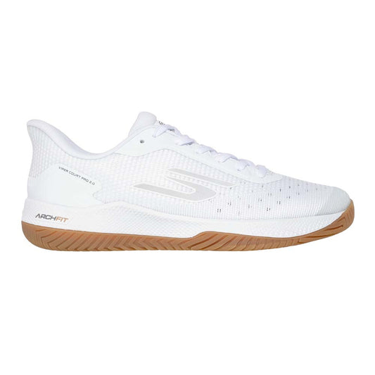 Skechers Viper Court Pro Wide Shoe -White/Black | Pickleball Sports Classic