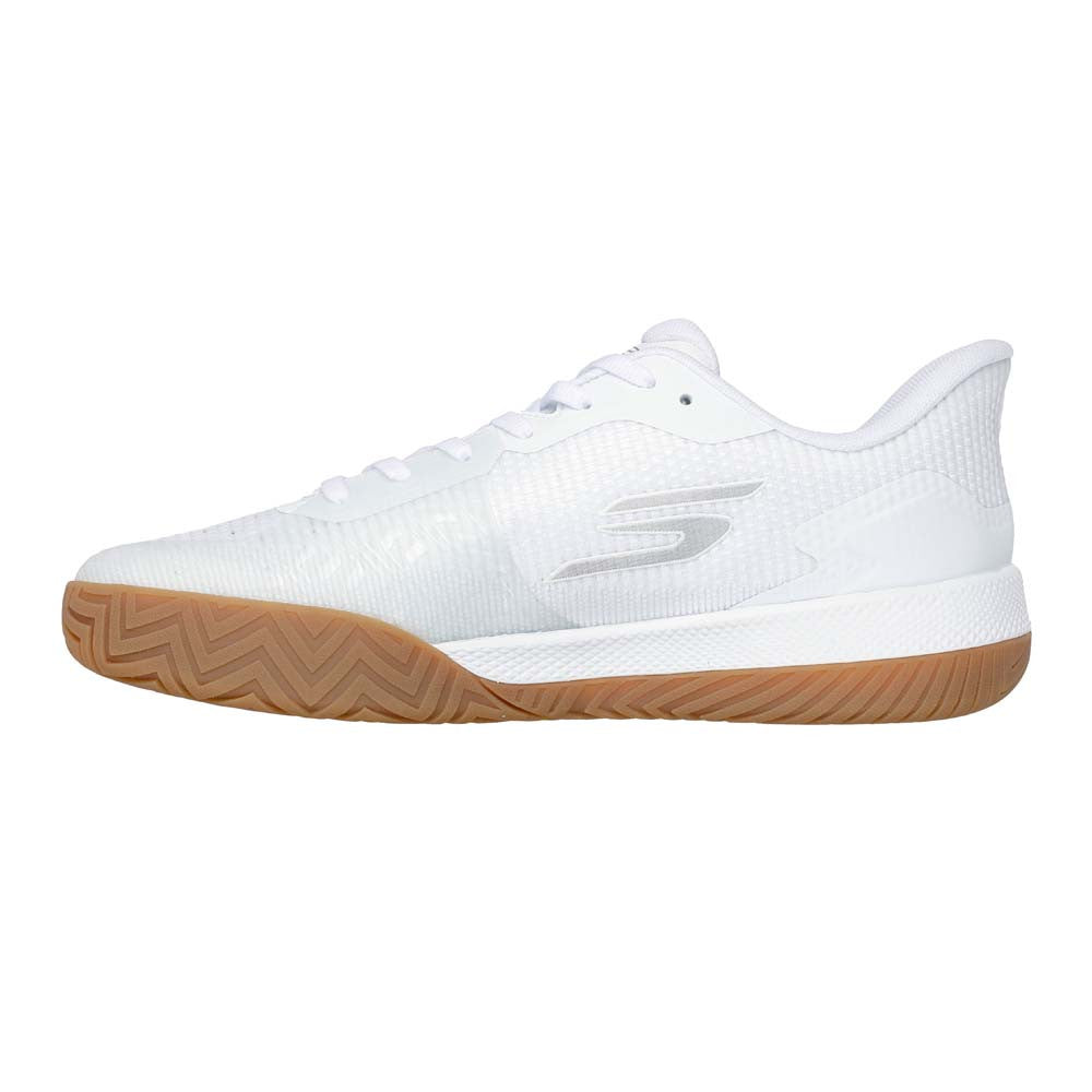 Skechers Viper Court Pro Wide Shoe -White/Black | Pickleball Sports Classic
