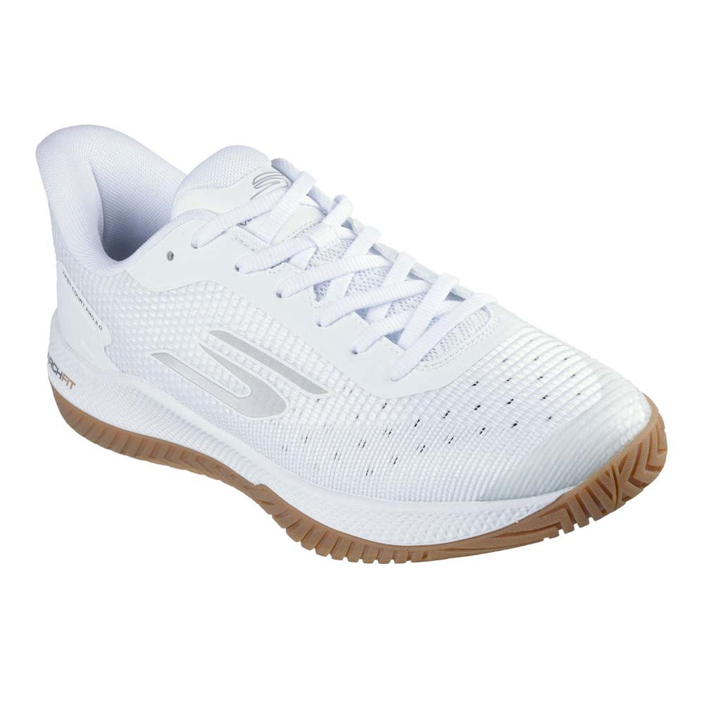 Skechers Viper Court Pro Wide Shoe -White/Black | Pickleball Sports Classic
