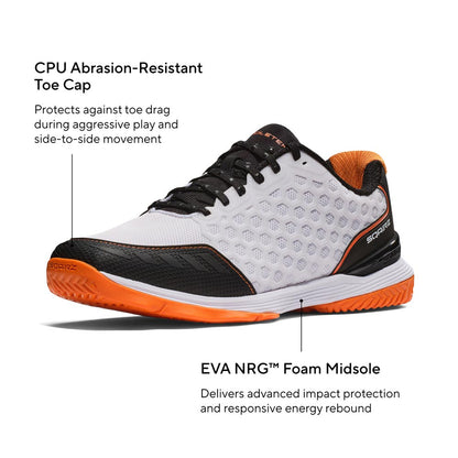 SQAIRZ XRZ2™ Pickleball Court Shoes - Ember | Pickleball Sports Essential