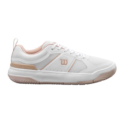Wilson Pickle Pro White/White/Cameo Rose  Pickleball Shoe | Pickleball Sports Value