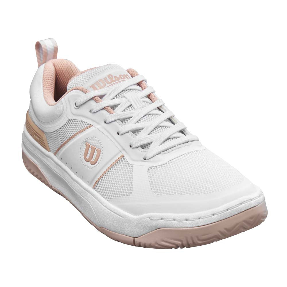 Wilson Pickle Pro White/White/Cameo Rose  Pickleball Shoe | Pickleball Sports Value