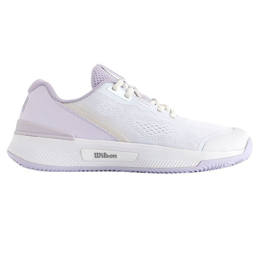 Wilson Intrigue Pro Court   White/Lavender Blue/Silver Shoe | Pickleball Sports Quality