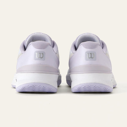 Wilson Intrigue Pro Court   White/Lavender Blue/Silver Shoe | Pickleball Sports Quality