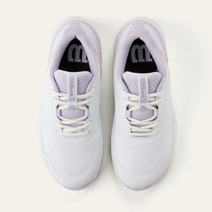 Wilson Intrigue Pro Court   White/Lavender Blue/Silver Shoe | Pickleball Sports Quality