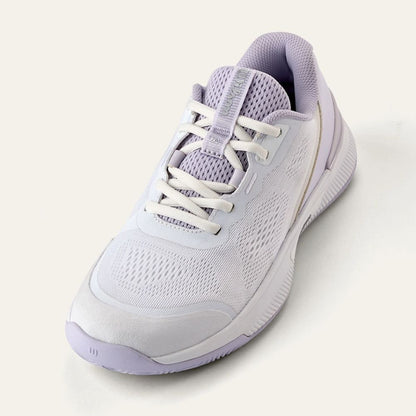 Wilson Intrigue Pro Court   White/Lavender Blue/Silver Shoe | Pickleball Sports Quality