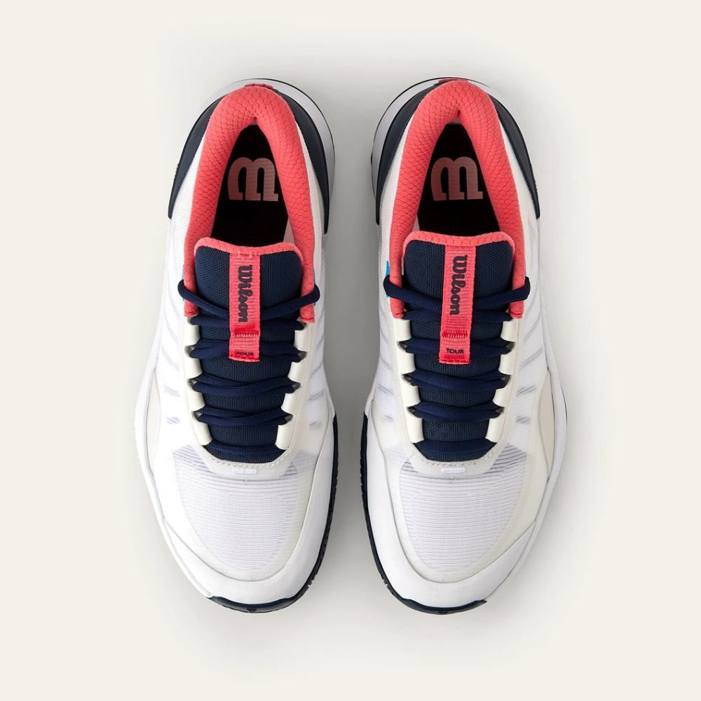 Wilson Intrigue Pro Court White/Navy Blazer/Dubarry  Shoe | Pickleball Sports Trusted