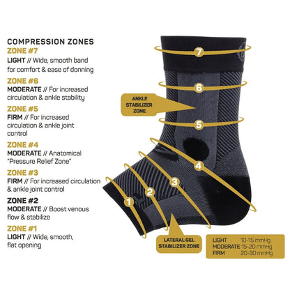 OS1st AF7 Ankle Bracing Sleeve | Pickleball Sports Great Value