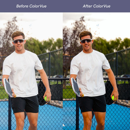 Vantage Labs The Vue Photochome 2.0 Lens Pickleball Glasses | Pickleball Sports Value
