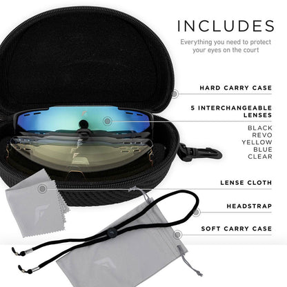 Franklin Sports Eyewear Kit | Pickleball Sports Great Value