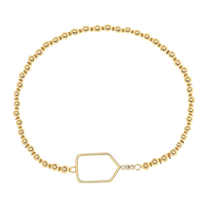Born to Rally Pickleball Paddle Beaded Stretch Bracelet | Pickleball Sports Quality