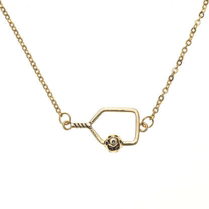 Born to Rally Pickleball Passion Pendant Necklace | Pickleball Sports Trusted